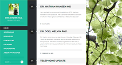 Desktop Screenshot of ericcrowemd.com