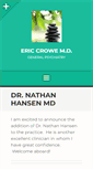 Mobile Screenshot of ericcrowemd.com